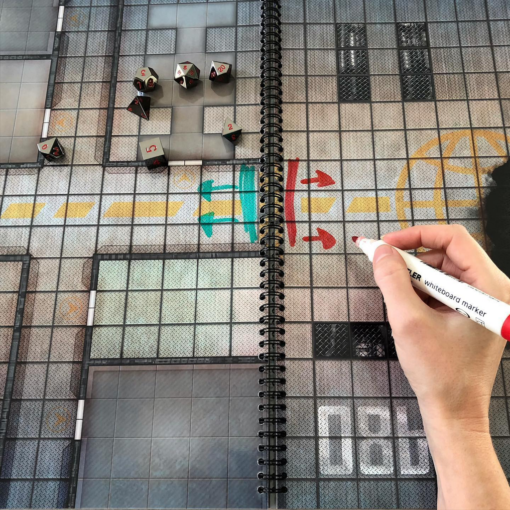 Livre plateau de jeu : Giant Book of Sci-Fi Battle Mats (A3)