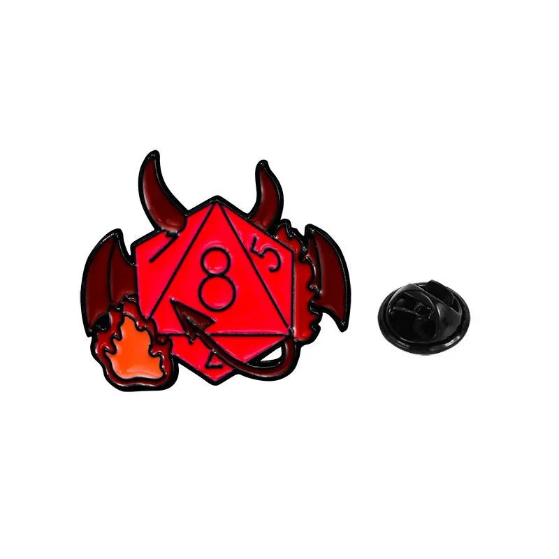 Pin's dés d6 - Magicien 