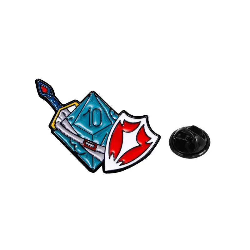 Pin's dés d6 - Magicien 
