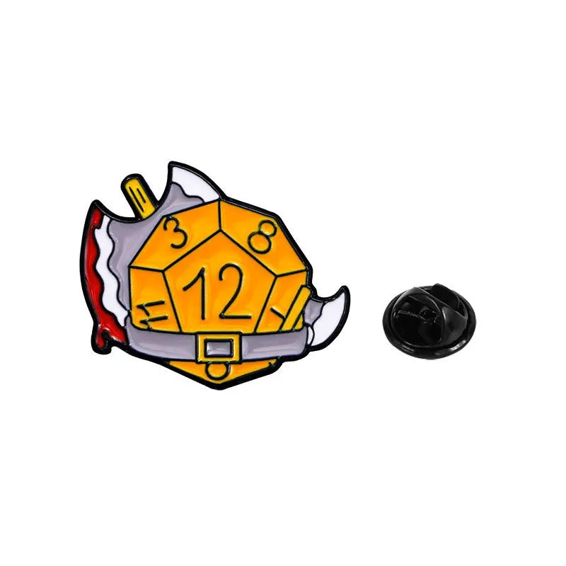 Pin's dés d6 - Magicien 