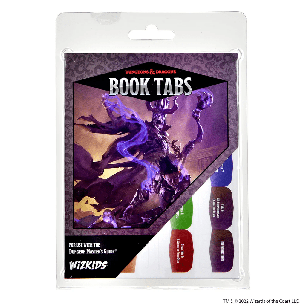 Marque Pages pour Manuel D&D 5ème édition - D&D Book Tabs (Anglais) - Le Donjon de la Guilde