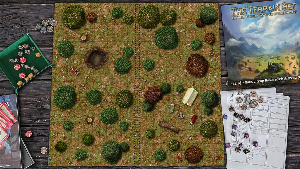 The Terrain Set Build Your Own Battle Map Kit